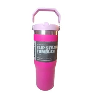 Stanley 30oz Iceflow Flip Straw Tumbler Camelia